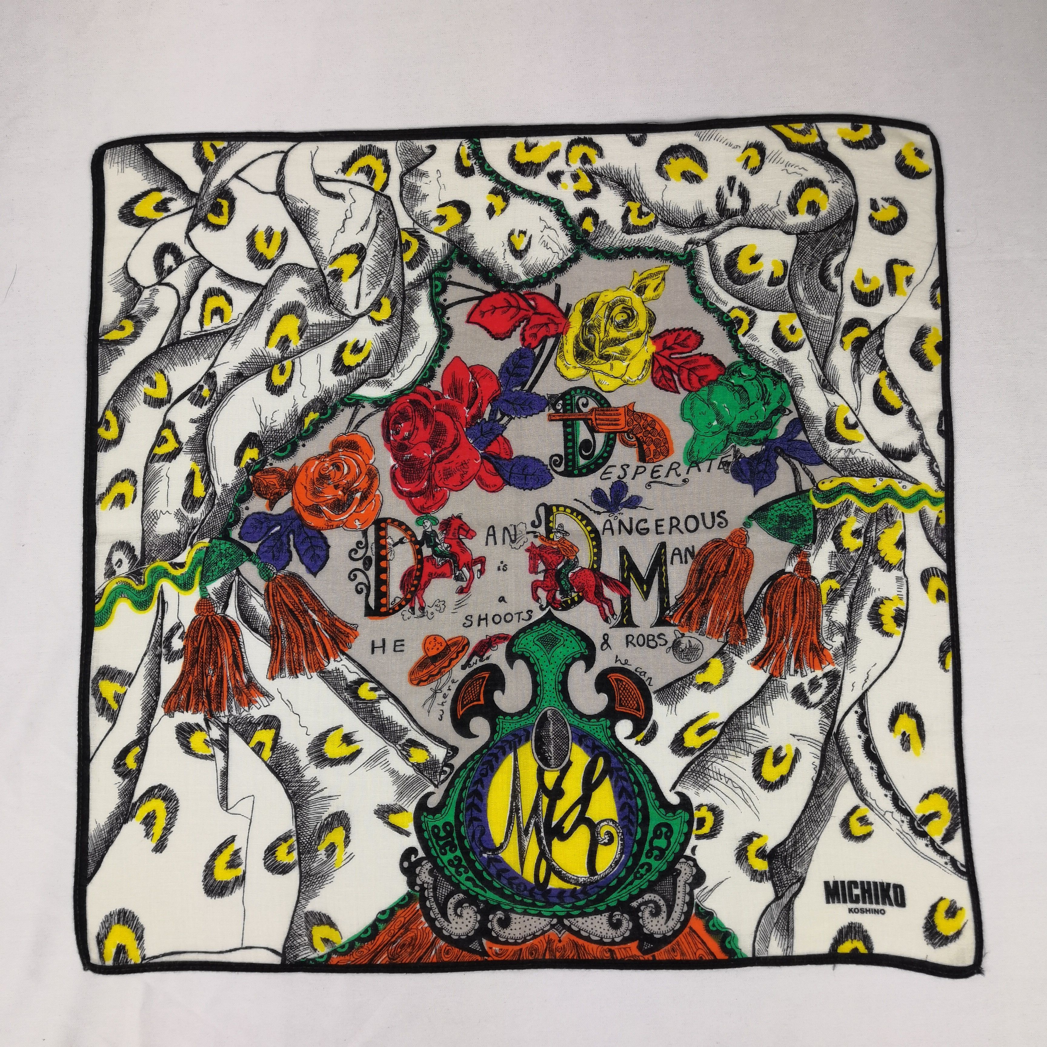 Michiko Koshino London Vintage Michiko London Bandana Handkerchief Neckerchief Size ONE SIZE - 1 Thumbnail