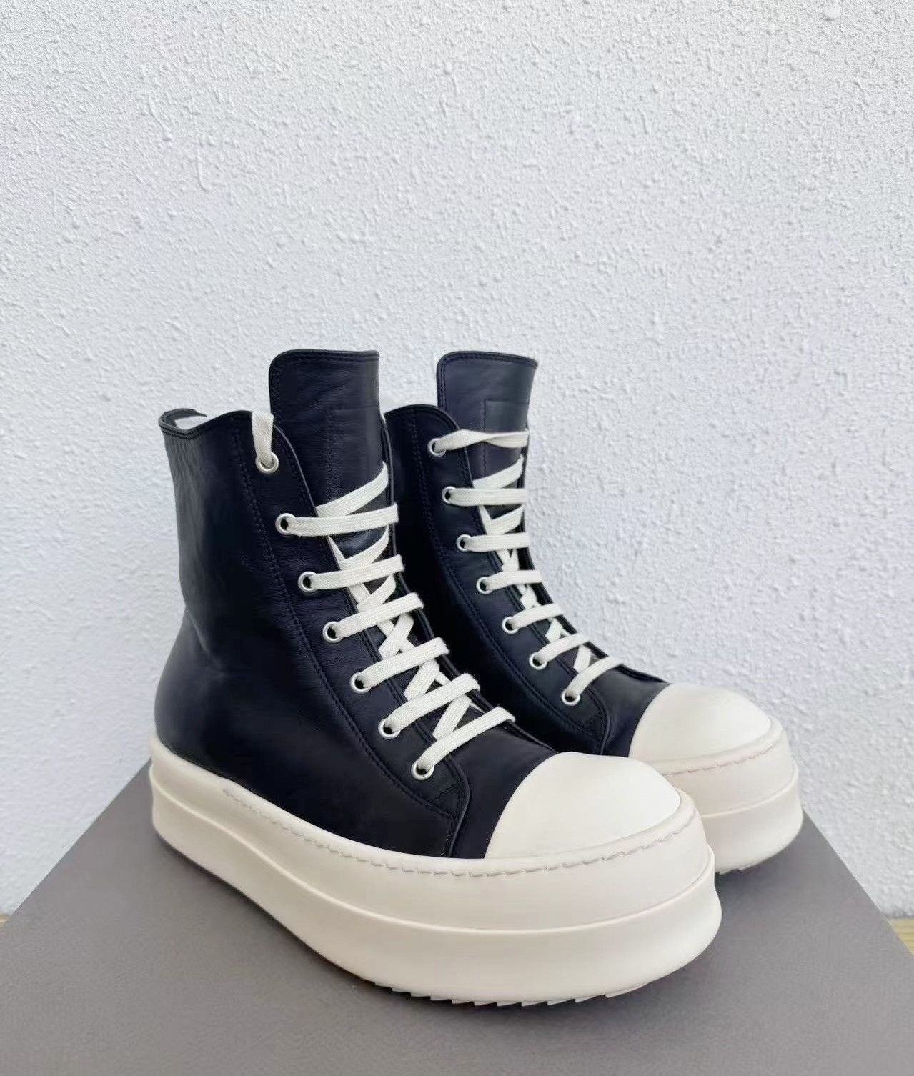 Rick Owens Rick Owens Mainline 24SS Leather High-Top Turbo Cyclops Size US 8 / EU 41 - 1 Thumbnail