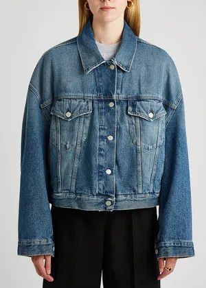 Acne Studios o1y0725 Denim Jacket in Blue Size M / US 6-8 / IT 42-44 - 2 Thumbnail