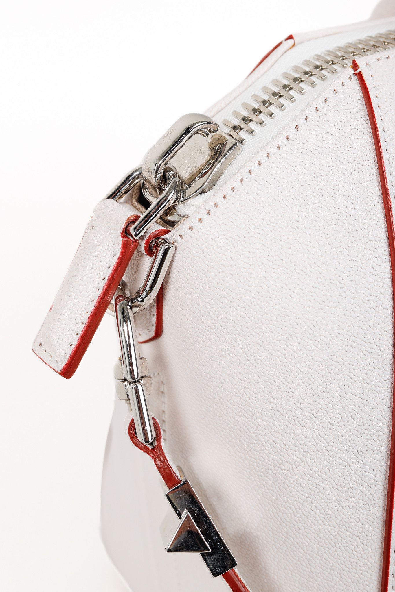 Givenchy Givenchy Sugar Goatskin White Antigona Top Handle Handbag Size ONE SIZE - 9 Thumbnail