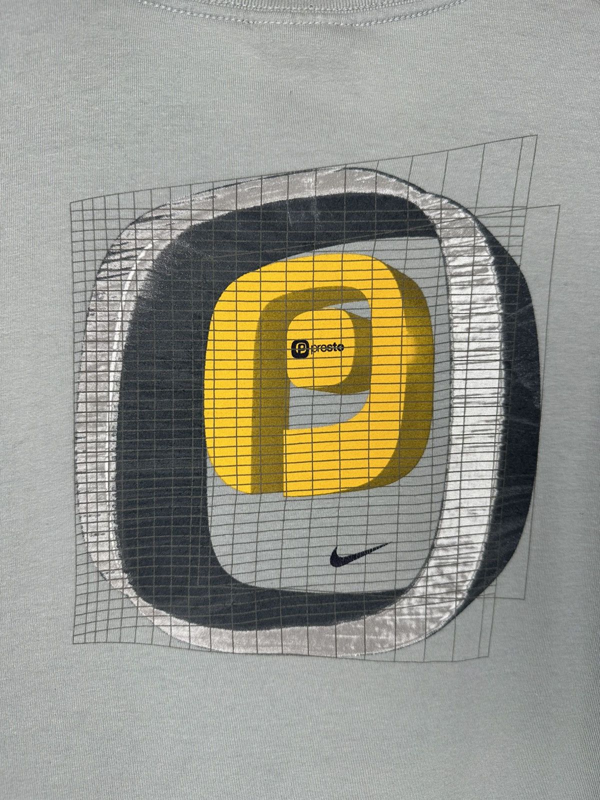 Nike Vintage Nike Presto Centr Swoosh T-Shirt Big Logo Y2K Drill Size US S / EU 44-46 / 1 - 12 Thumbnail