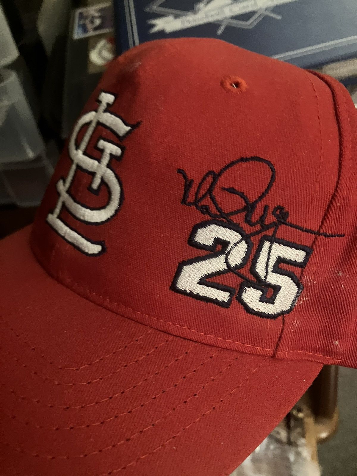 MLB vtg '90s St. Louis Cardinals Mark McGuire signature hat Size ONE SIZE - 5 Thumbnail