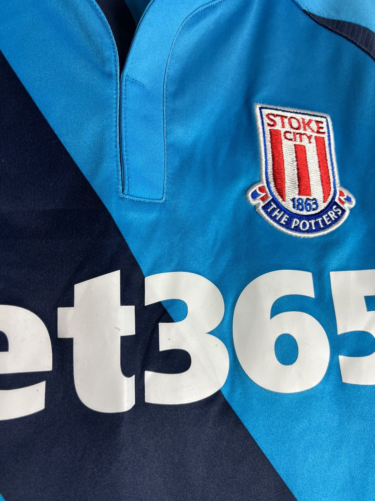 Warrior 2014 2015 | STOKE CITY | AWAY SOCCER JERSEY WARRIOR ENGLAND Size US M / EU 48-50 / 2 - 5 Thumbnail