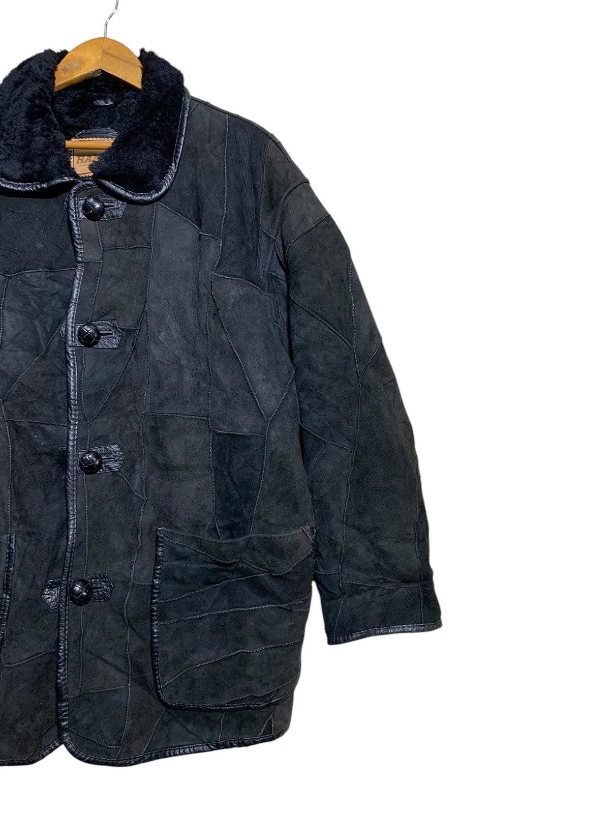 Hai Sporting Gear 🔥HSG SHEEPSKINS LEATHER PATCHWORKS JACKETS SHEARLING Size US M / EU 48-50 / 2 - 4 Thumbnail