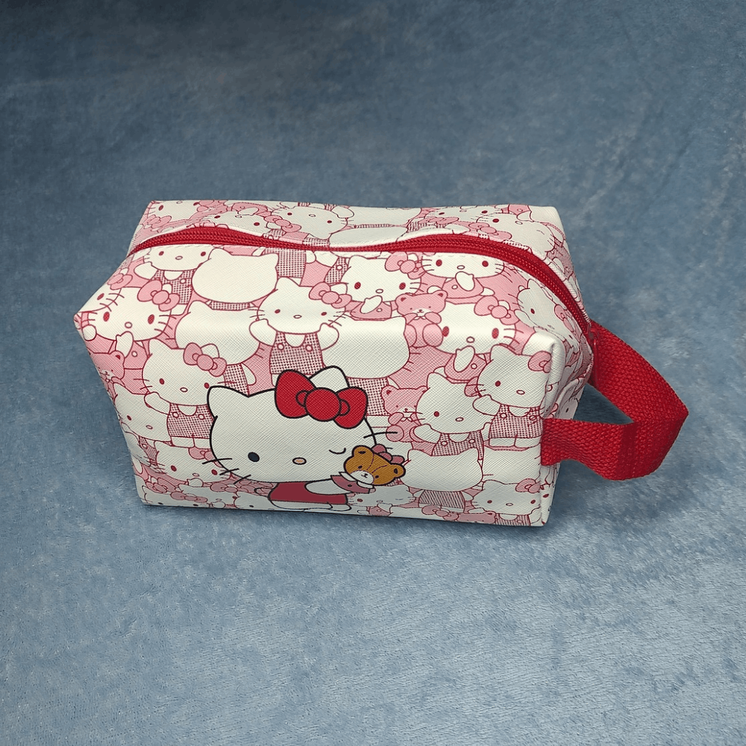 Japanese Brand HELLO KITTY Waterproof Cosmetic Bag NEW Size ONE SIZE - 3 Thumbnail