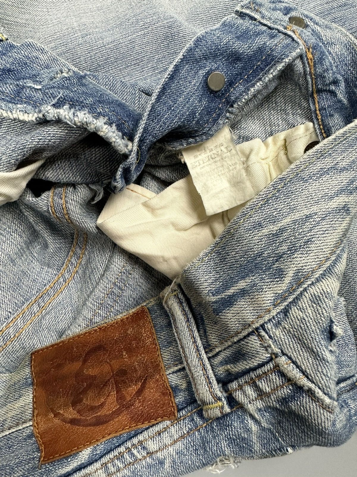 Eternal Vintage Eternal Distressed Denim Size US 32 / EU 48 - 9 Thumbnail