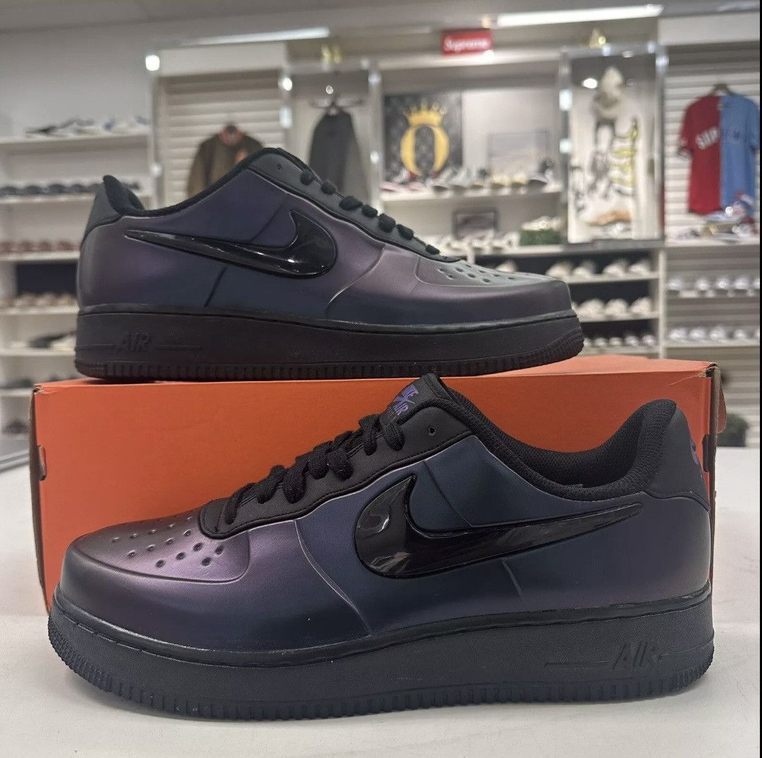 image of Size 11.5 - Nike Air Force 1 Foamposite Pro Court Purple Shoes, Men's