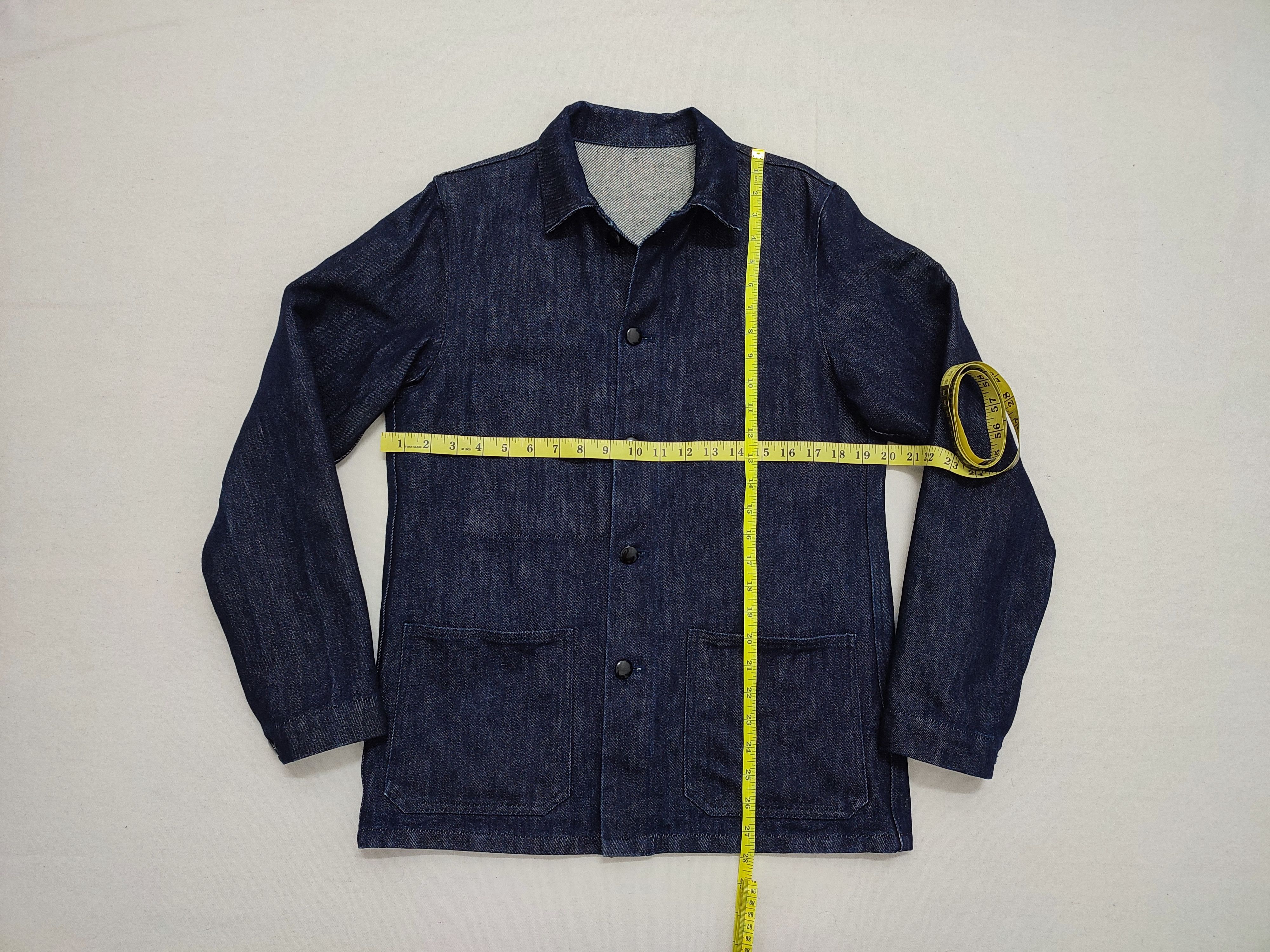 Yohji Yamamoto Yohji Yamamoto Against All Risks Denim Workwear Jacket Size US M / EU 48-50 / 2 - 5 Thumbnail