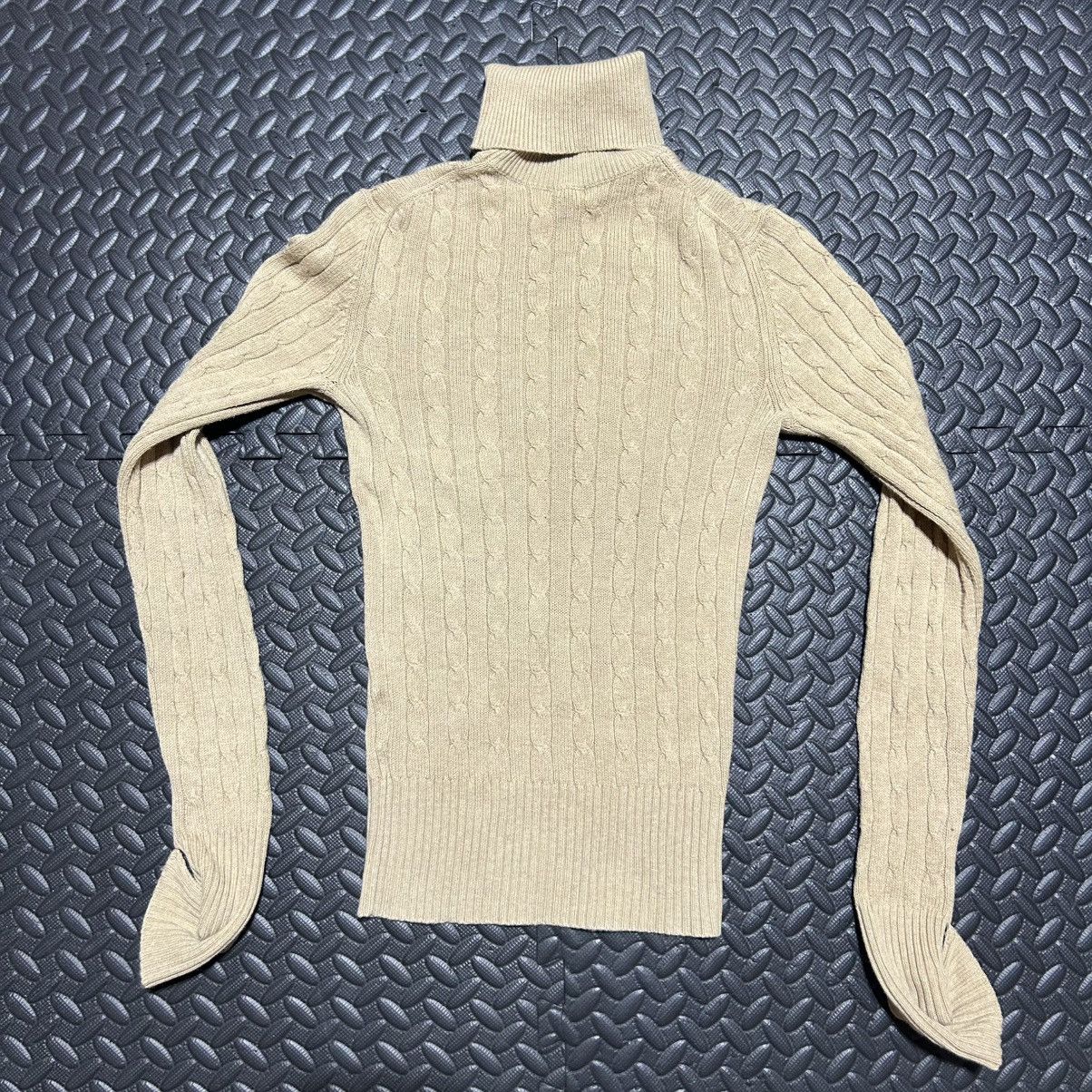 Gap Vintage Gap Stretch Turtleneck Sweater Cable Knit Y2K XS Size XS / US 0-2 / IT 36-38 - 8 Thumbnail