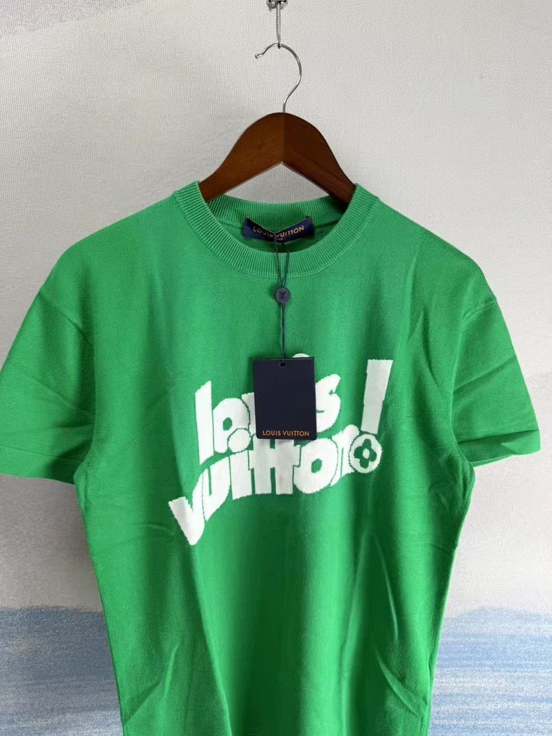 Louis Vuitton Louis Vuitton Green Knit Short Sleeve Shirt-2507 Size US XS / EU 42 / 0 - 2 Thumbnail