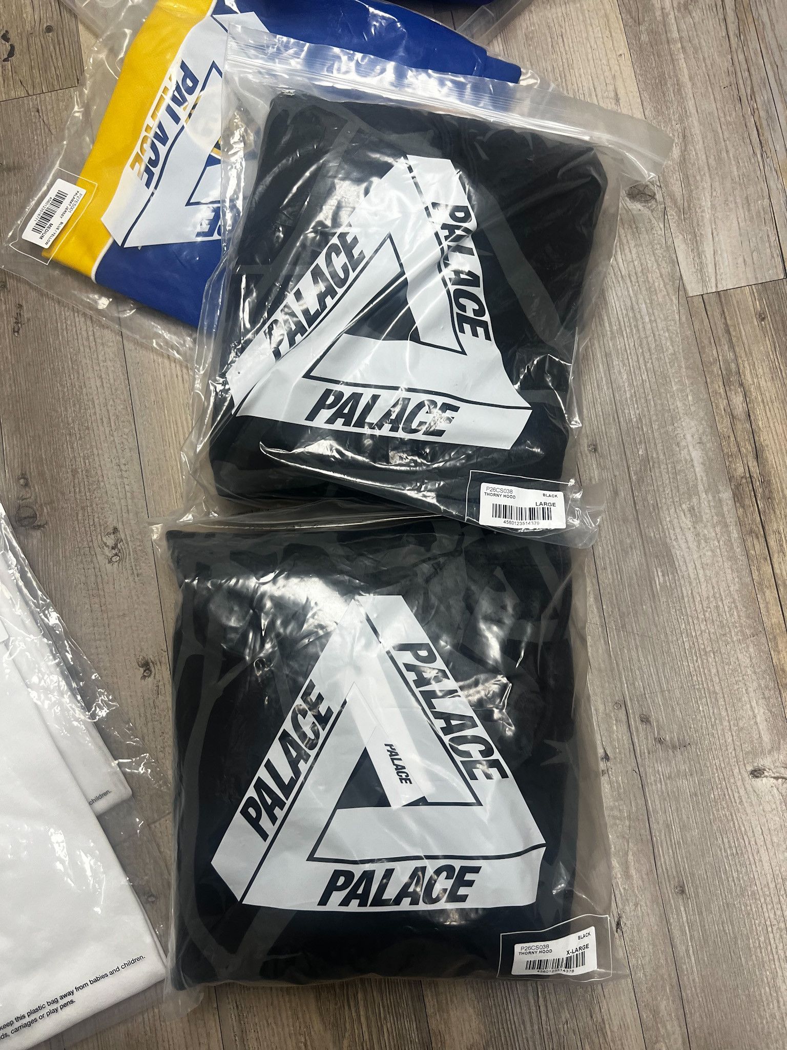 Hypebeast × Palace × Streetwear Palace Thorny Hood Black • XL 