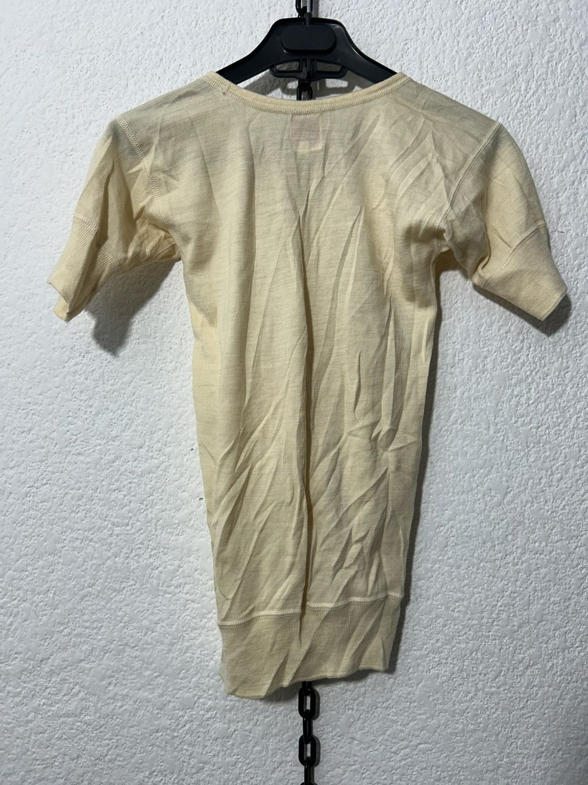 Vintage 1940’s Shepherd Wool Blouse Neck Adjustable Rare Size S / US 4 / IT 40 - 2 Thumbnail