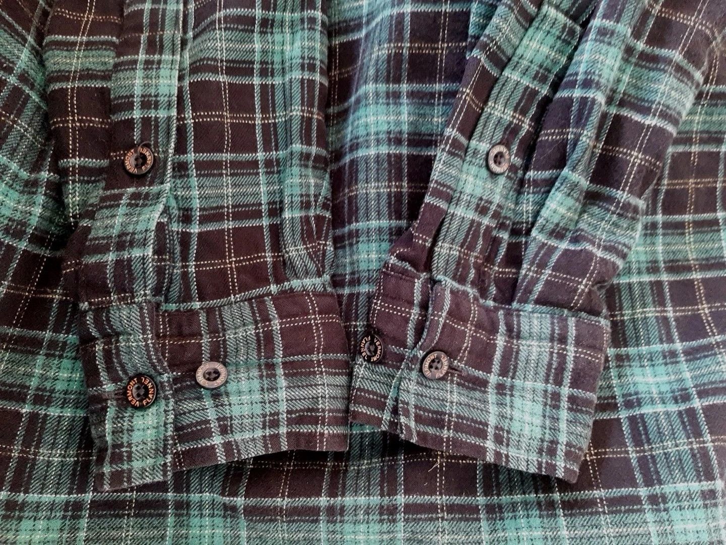 The Vermont Flannel Company The Vermont Flannel Co Green Black Plaid Flannel Shirt Size US M / EU 48-50 / 2 - 8 Thumbnail