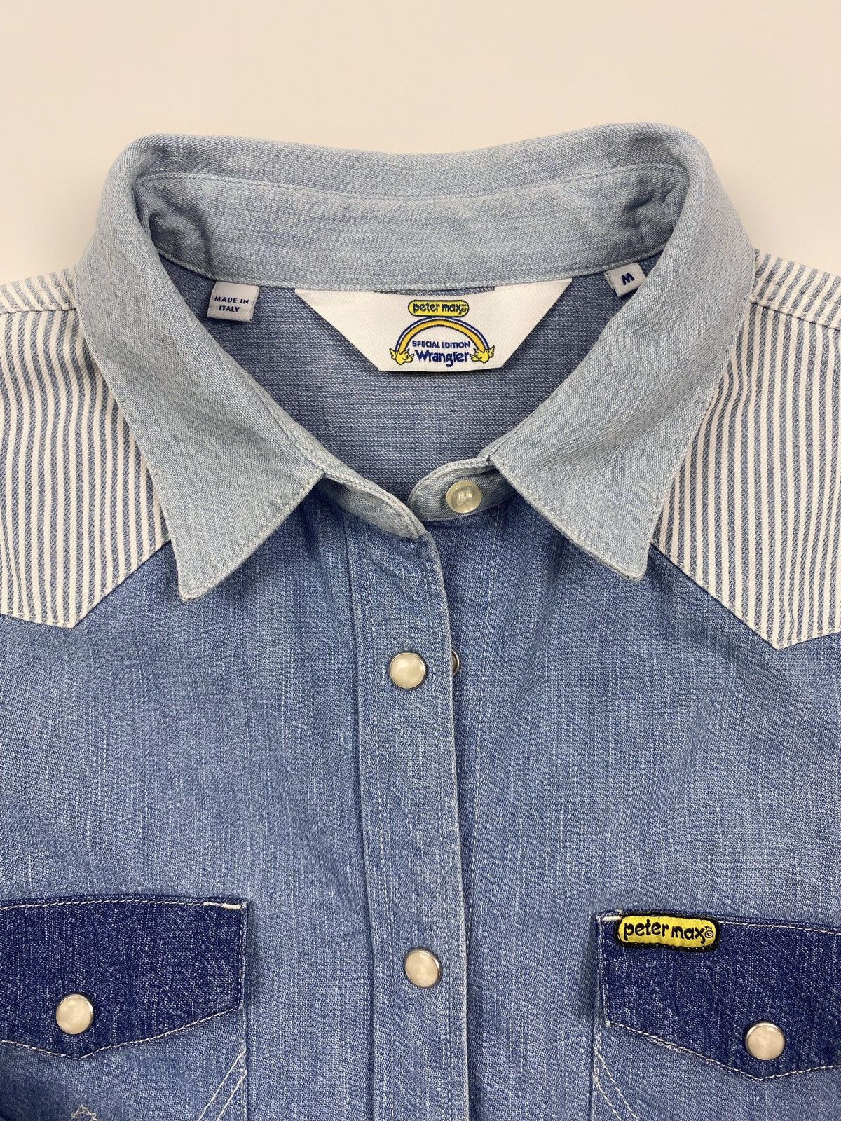 Wrangler Wrangler x Peter Max Special Edition Denim New Western Shirt Size M / US 6-8 / IT 42-44 - 3 Thumbnail