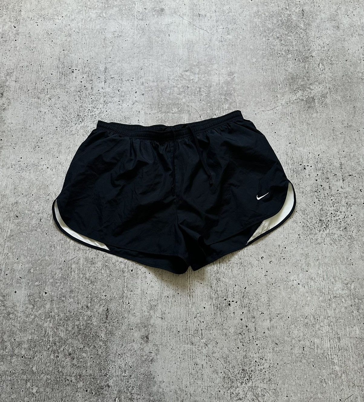 Nike × Vintage 90s Nike Dri Fit Vintage Nylon Running Shorts Size US 36 / EU 52 - 1 Thumbnail