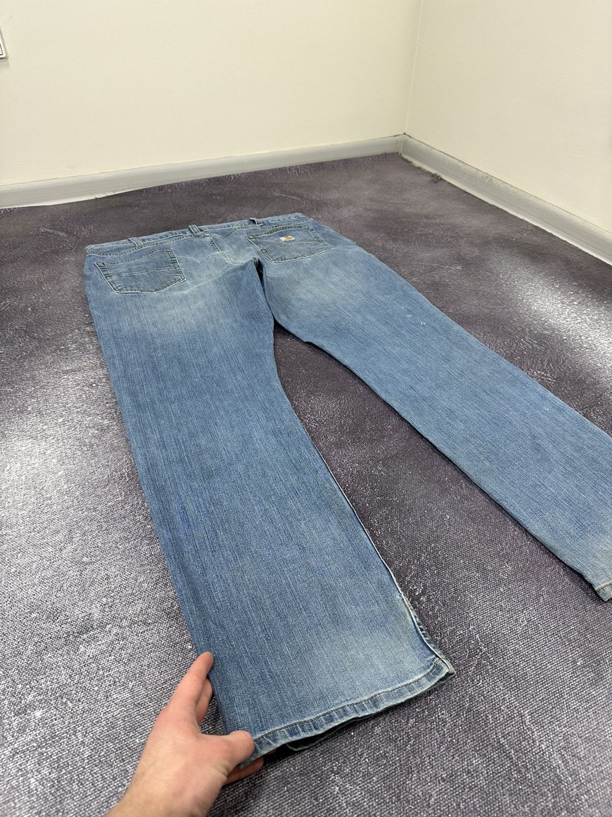Carhartt Vintage Carhartt Faded Denim USA Baggy Hype Opium Work Jeans Size US 40 / EU 56 - 3 Thumbnail