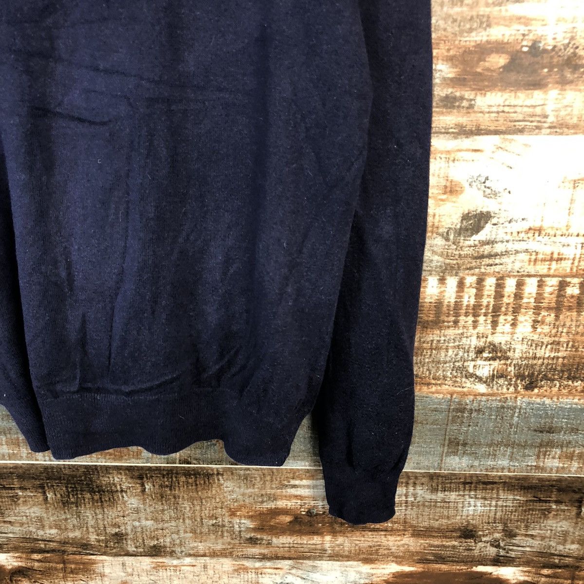 Polo Ralph Lauren DL Polo Ralph Lauren Dark Blue cardigan Knitwear #C730 Size US S / EU 44-46 / 1 - 18 Thumbnail