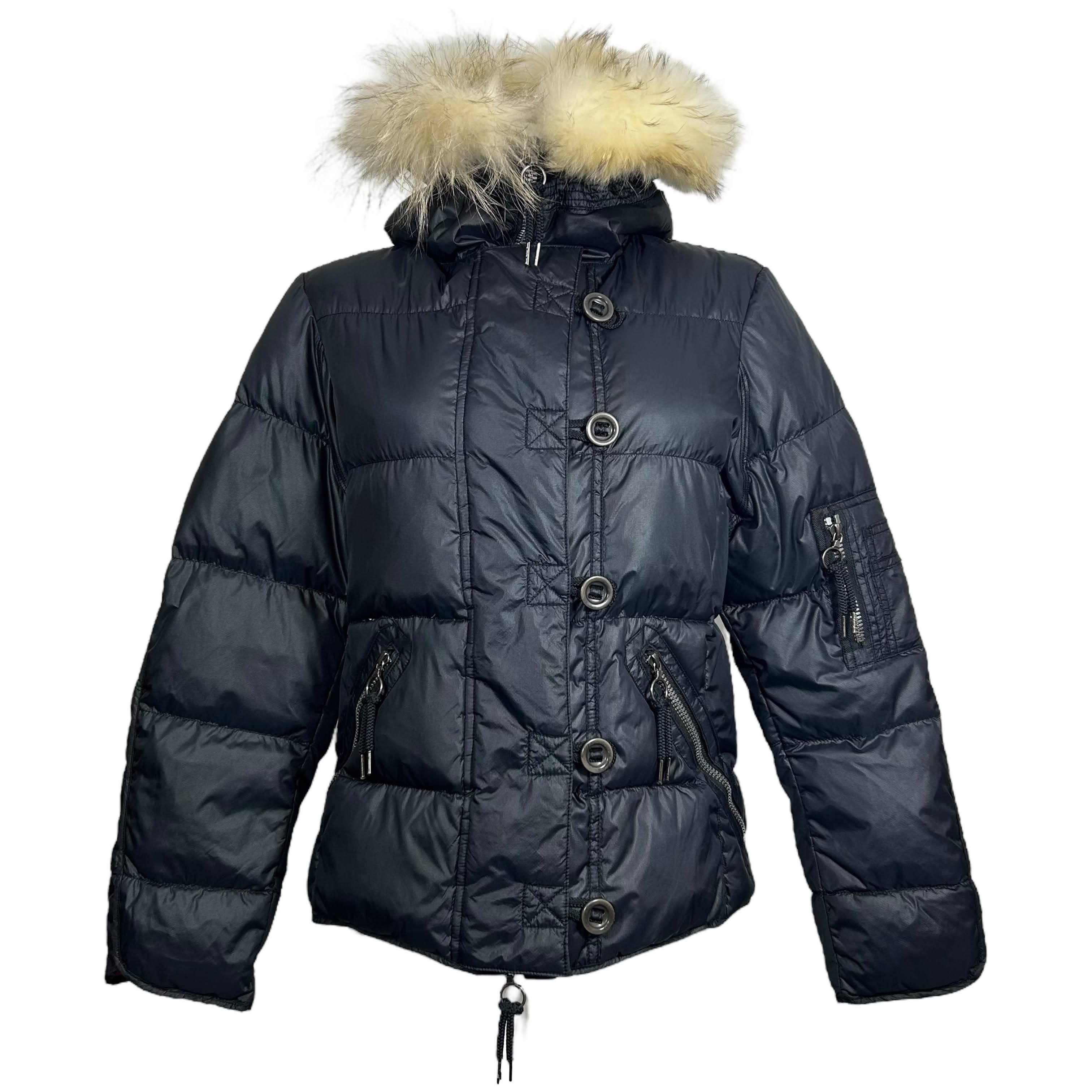 image of Jet Set Jsx Black Short Down Filled Jacket Puffer Size 1, Women's