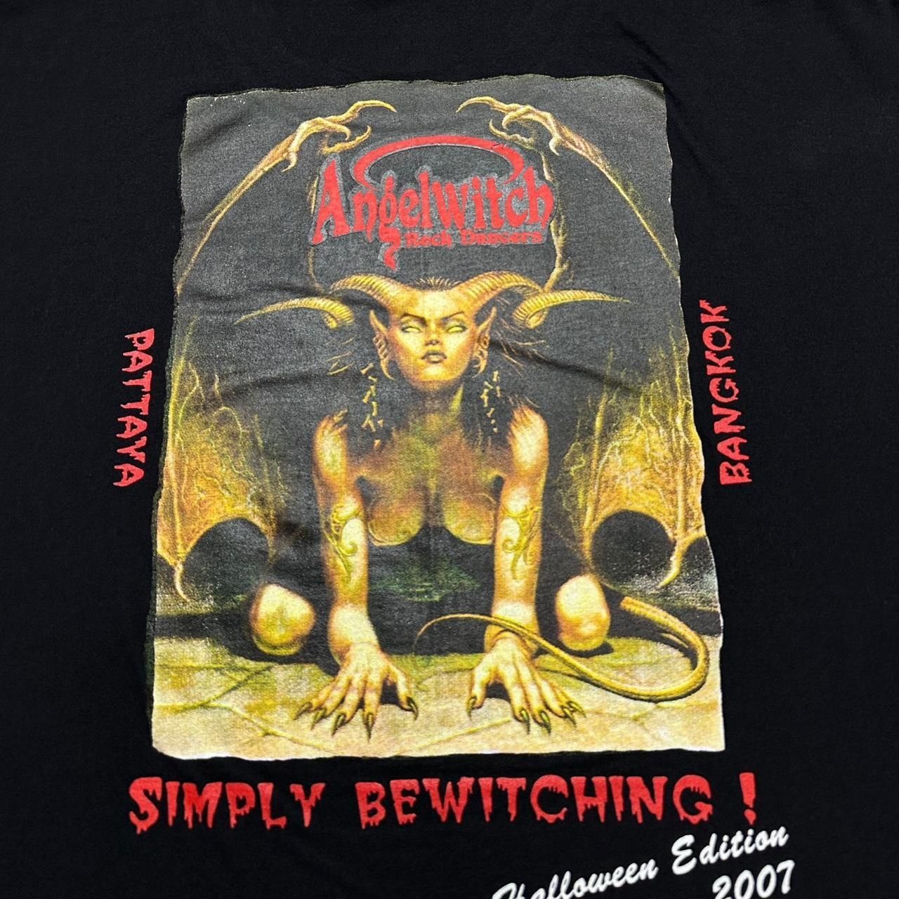 Vintage Angelwitch Rock Dancers 2007 Grunge T-Shirt Size US XXL / EU 58 / 5 - 3 Thumbnail