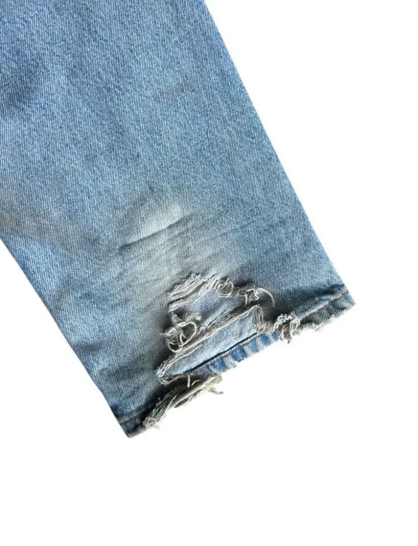 Levi's × Vintage Vintage Distressed Levis 501/ Grunge Rock Style/ patchwork Size US 31 - 7 Thumbnail