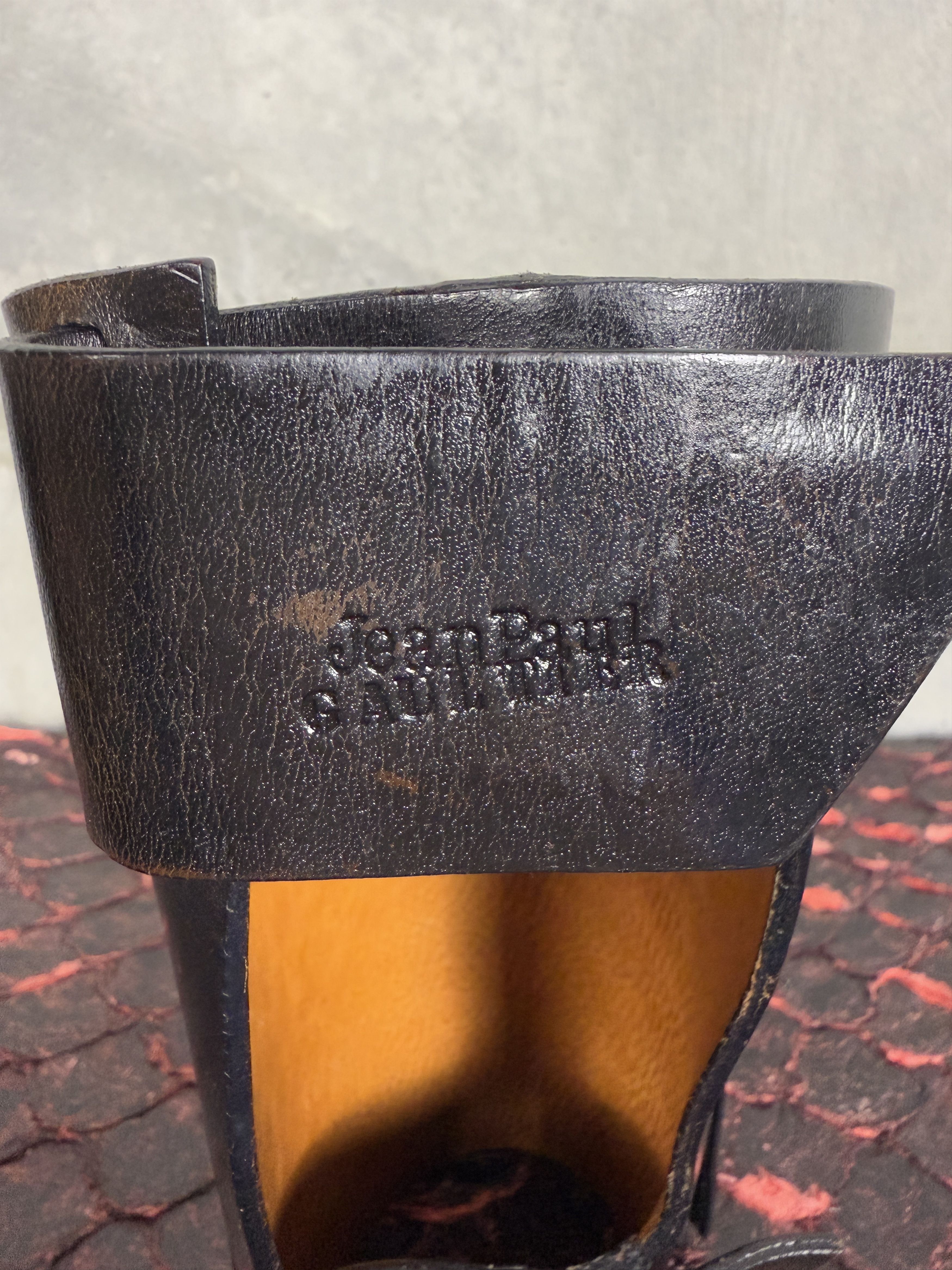 Jean Paul Gaultier Jean Paul Gaultier Leather Wrist Gauntlet Size ONE SIZE - 4 Thumbnail