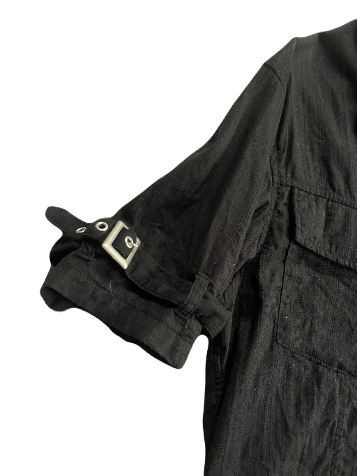 If Six Was Nine 2000s Japanese archive Vkei Gimmick Zip Up Belted Shirts Y2K Size US M / EU 48-50 / 2 - 6 Thumbnail