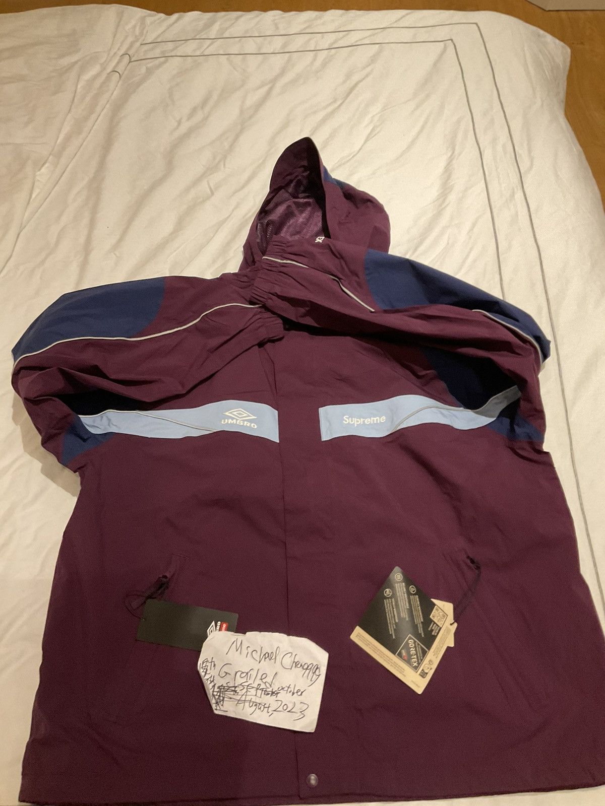 Goretex × Supreme × Umbro Supreme Umbro Gore-Tex Hooded