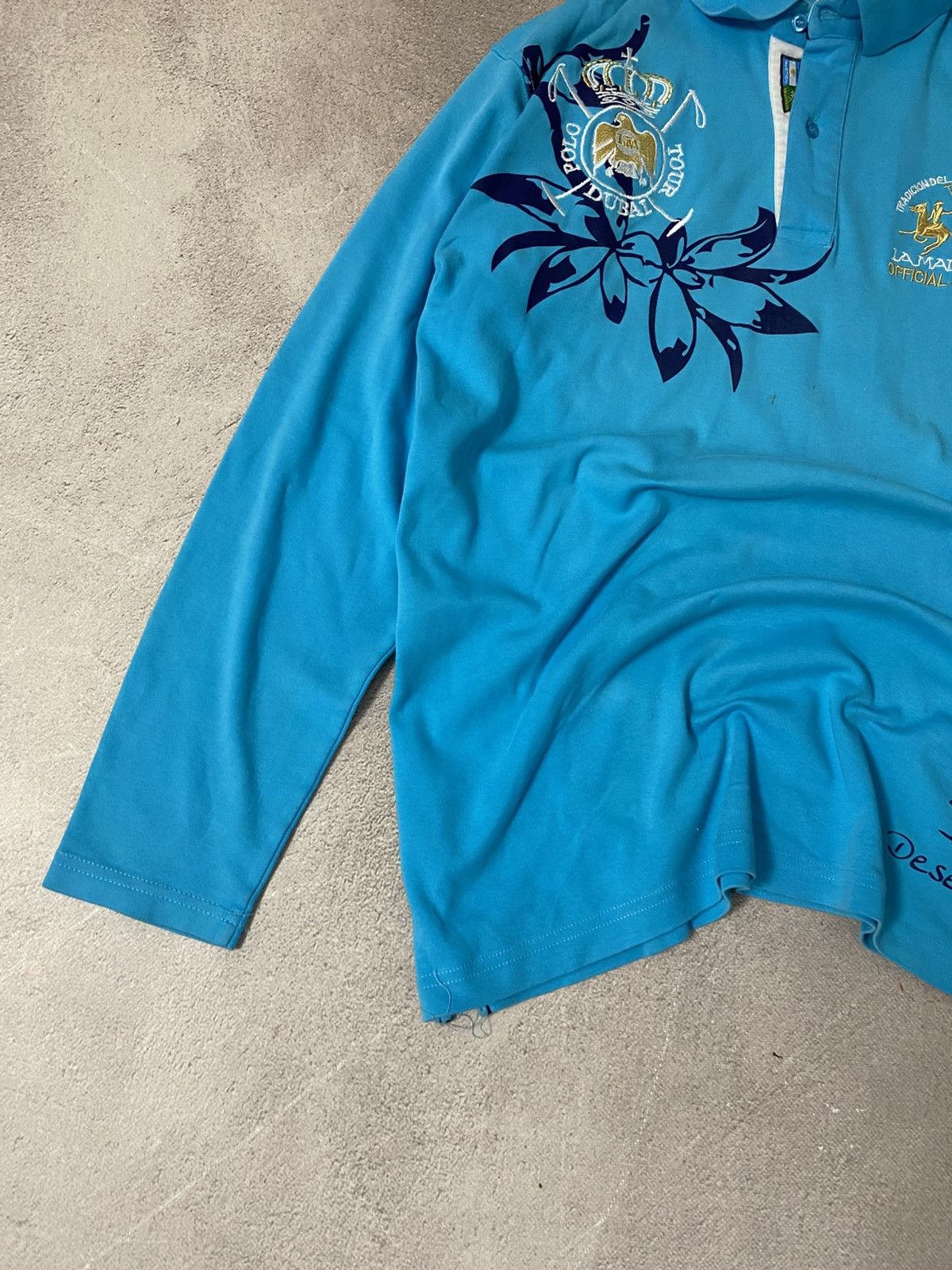 La Martina × Vintage La Martina Polo Ralph Like Dubai vintage rugby jersey Size US XL / EU 56 / 4 - 2 Thumbnail