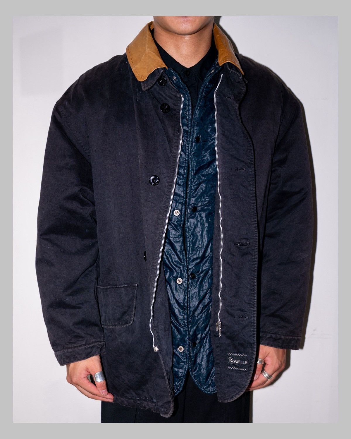 Boneville Boneville 80’s navy active hunter jacket Size US M / EU 48-50 / 2 - 1 Thumbnail