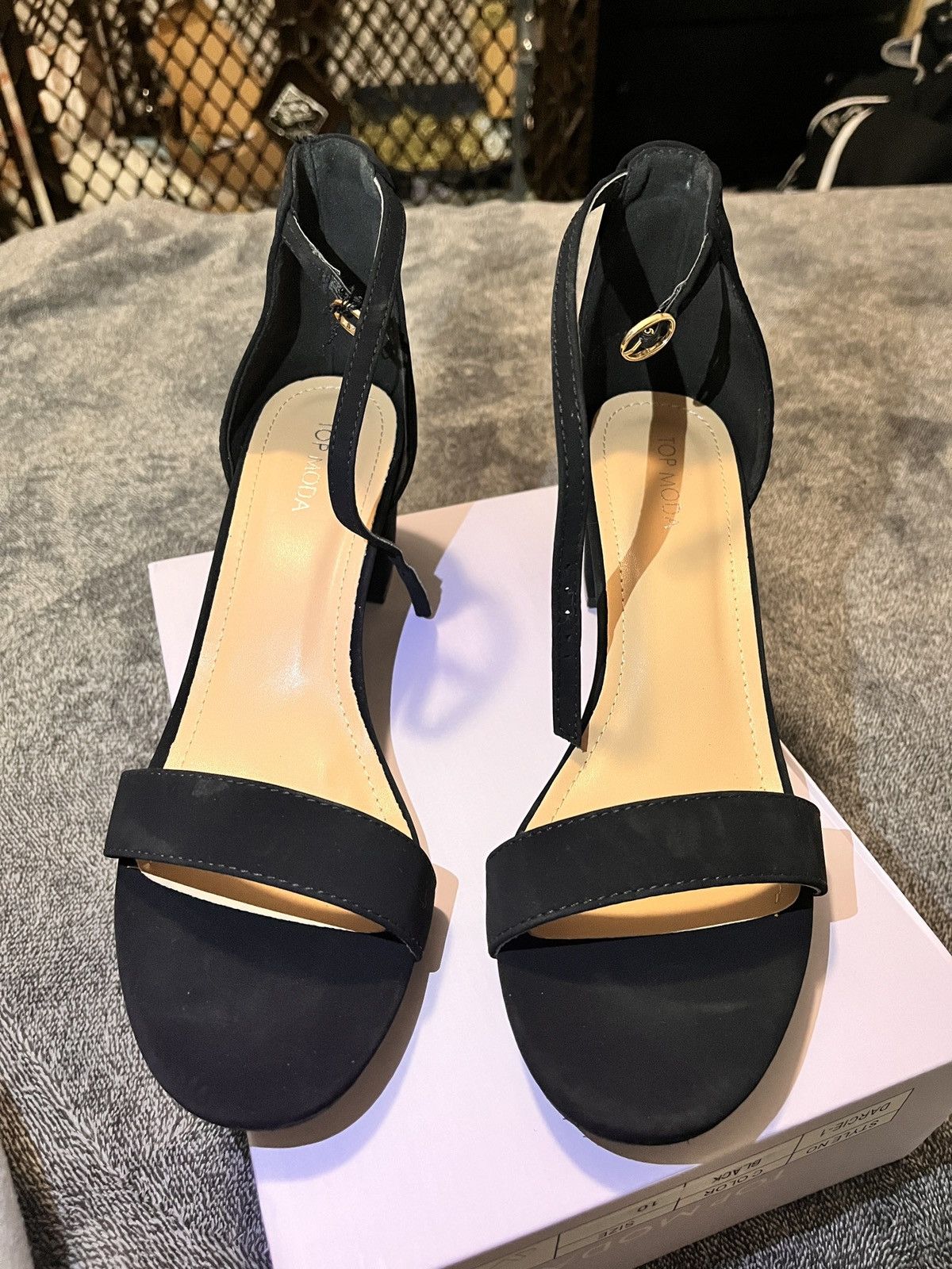 Other Top Moda Darcie-1 Block Heel Sandals – Worn Once w/ Box Size US 10 / IT 40 - 3 Thumbnail