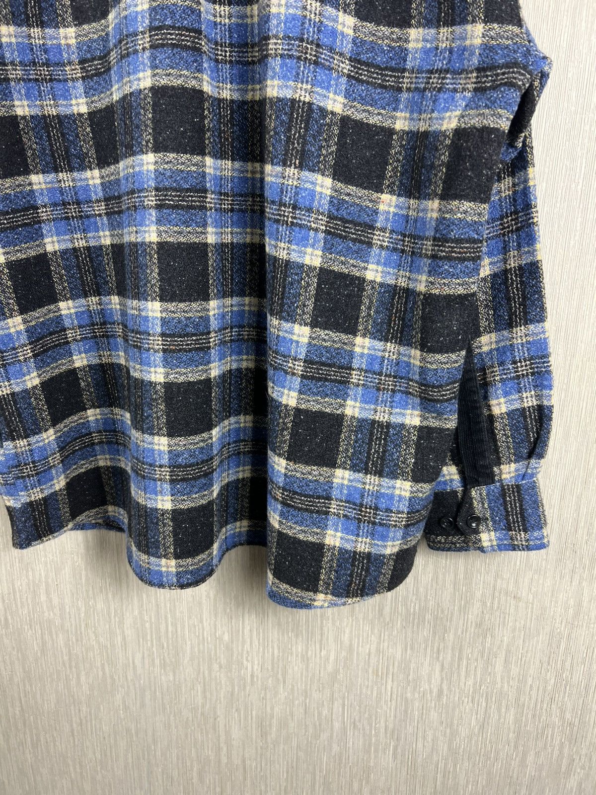 Kapital Vintage 90s Jean Maseric plaid knitted checked shirt retro Size US L / EU 52-54 / 3 - 21 Thumbnail