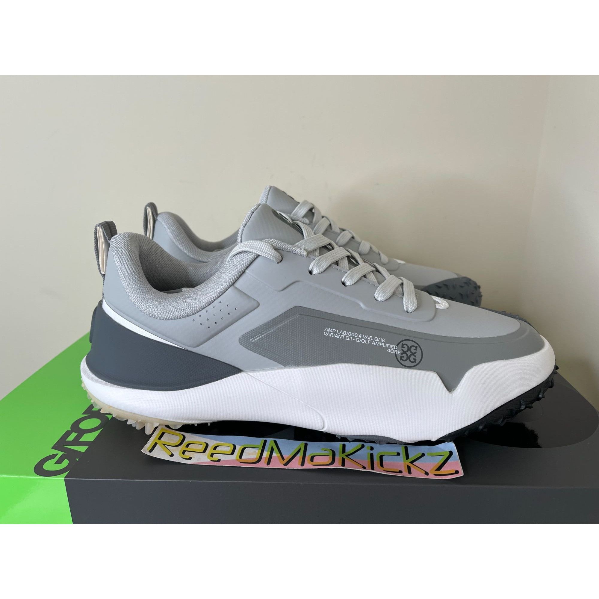 G/FORE G/FORE G/18 CHARCOAL GREY GOLF SHOES MENS 11.5US Size US 11.5 / EU 44-45 - 4 Thumbnail