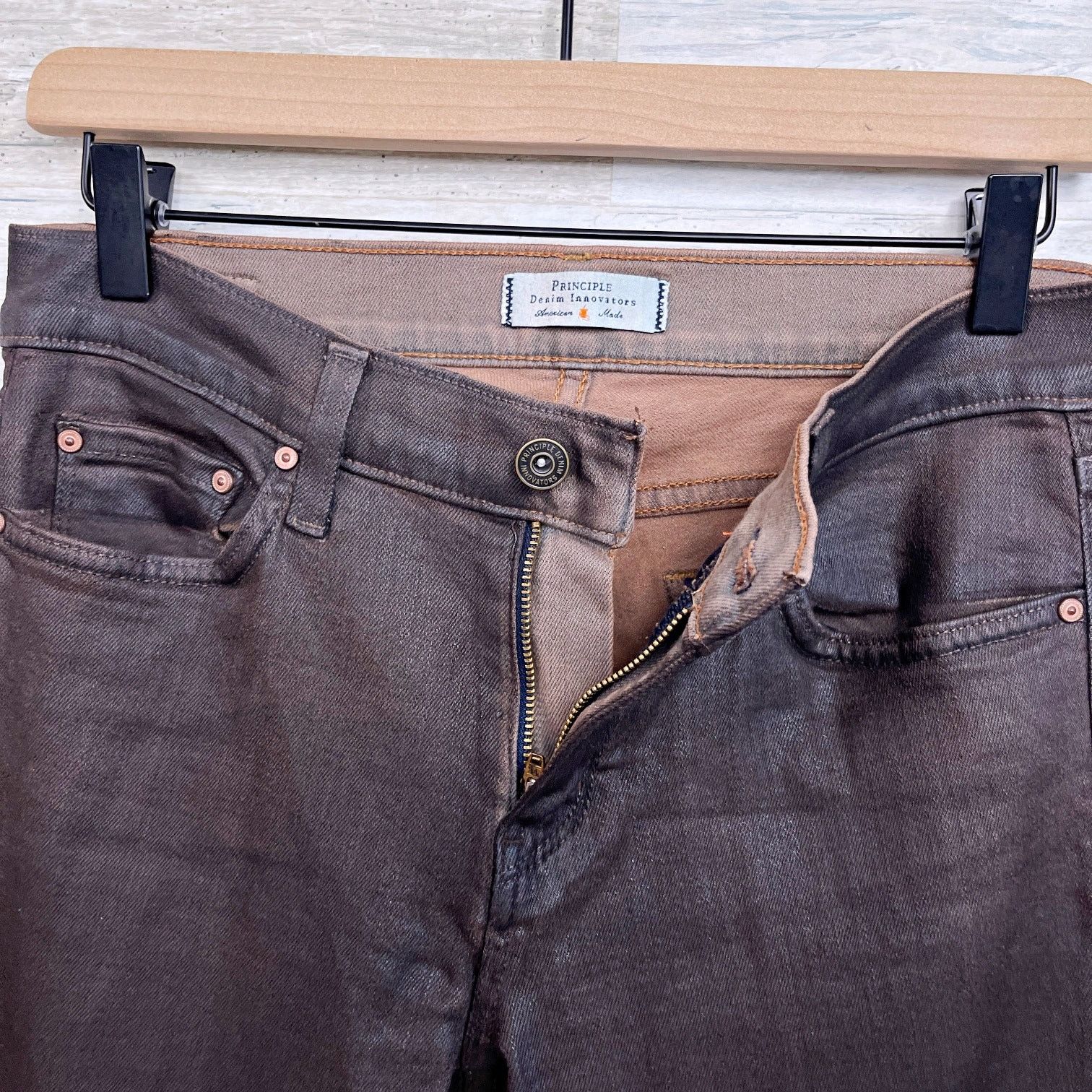 Other Principle Denim The Dreamer Brown Sugar Skinny Jeans 28 Size 28" / US 6 / IT 42 - 3 Thumbnail