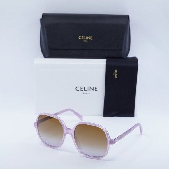 Celine 🕶️ New Celine CL40244U 78F Sunglasses - Shiny Opal Lilac Size ONE SIZE - 1 Thumbnail