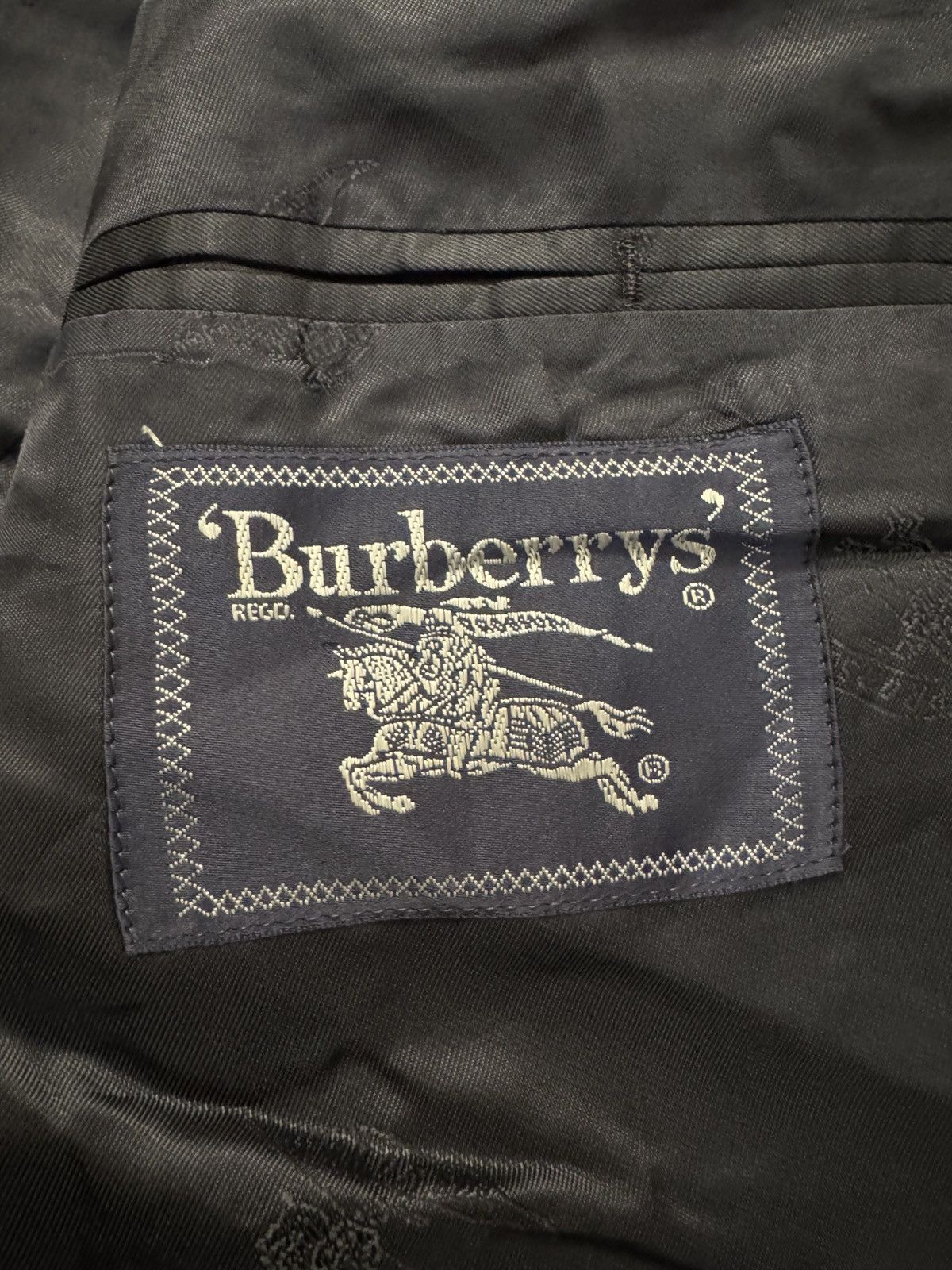 Burberry Burberrys Bennet-S Virgin Wool Viscose size 52 80s Jacket Size 52L - 7 Thumbnail