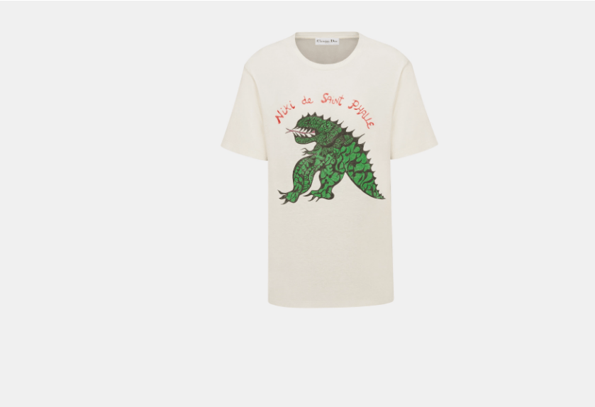 Dior o1w1db10525 413T09 T-Shirt in White Size XS / US 0-2 / IT 36-38 - 1 Thumbnail