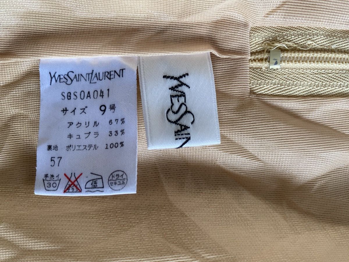 Vintage × Yves Saint Laurent Yves Saint Laurent Skirt Size 28" / US 6 / IT 42 - 6 Thumbnail