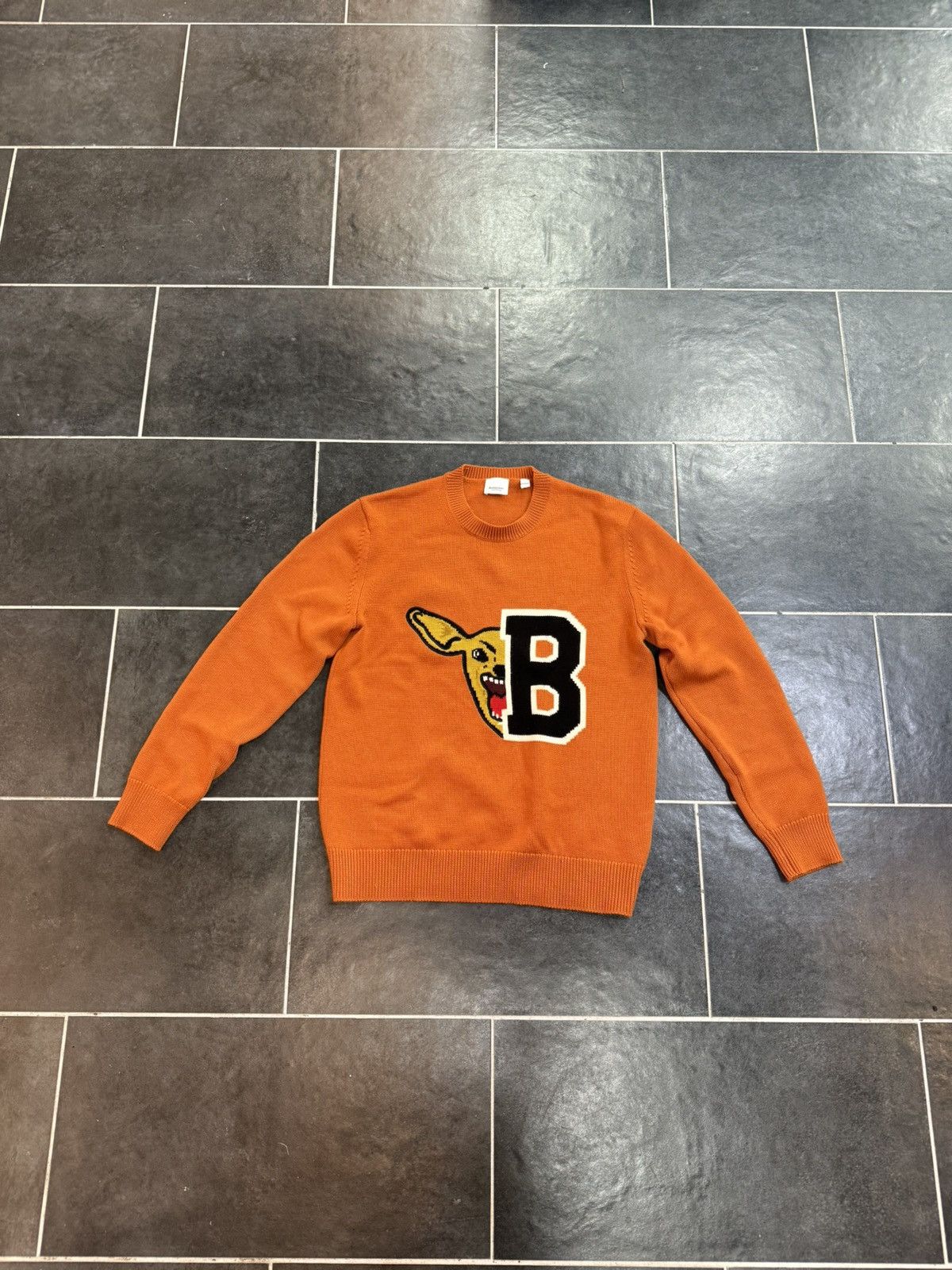 Burberry Burberry Orange Deer B sweater Size US M / EU 48-50 / 2 - 1 Thumbnail