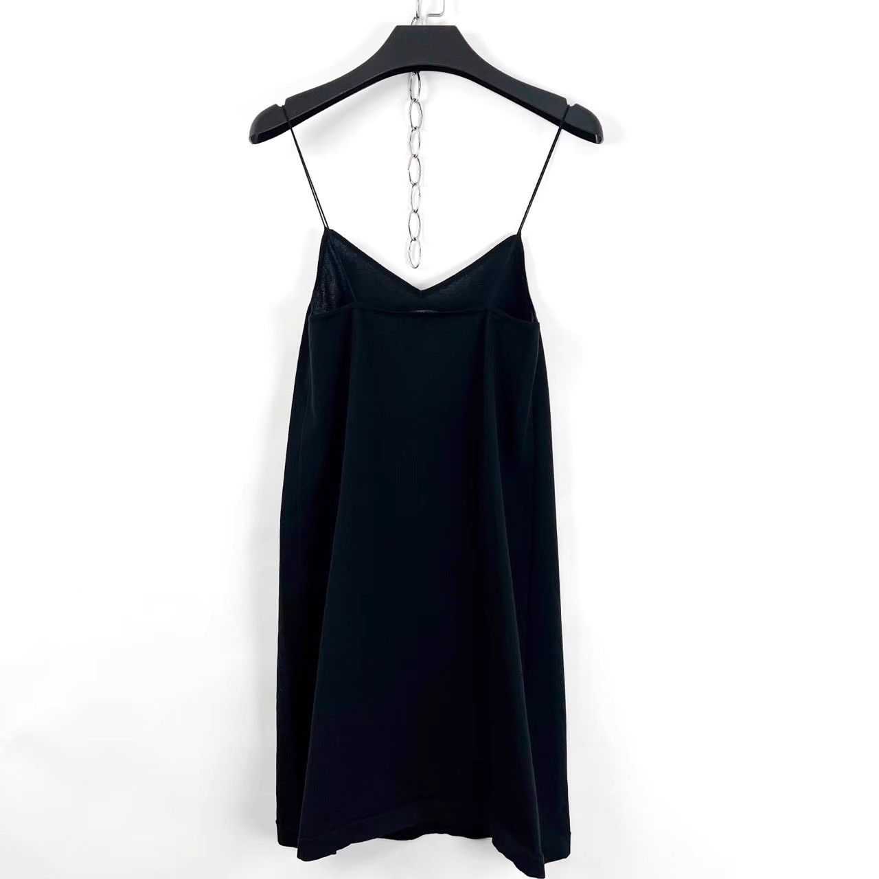 Chanel Chanel Black V-Neck Knit Slip Maxi Dress K12 Size XS / US 0-2 / IT 36-38 - 2 Thumbnail