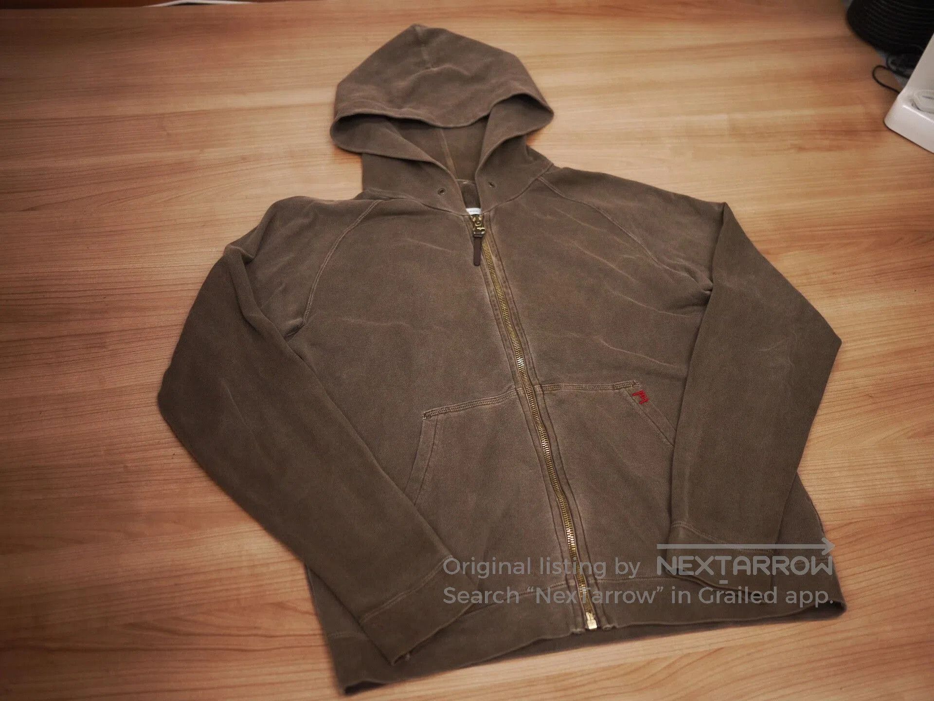 Visvim visvim zip hoodie in dark mud color. Size US S / EU 44-46 / 1 - 2 Thumbnail
