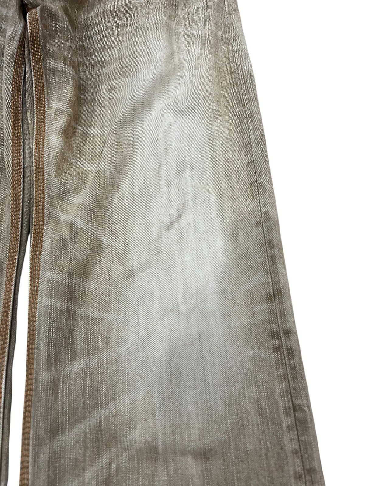 Edwin 💥Flare💥Vintage Edwin Exclusive Design Brown Faded Denim Jean Size US 32 / EU 48 - 5 Thumbnail
