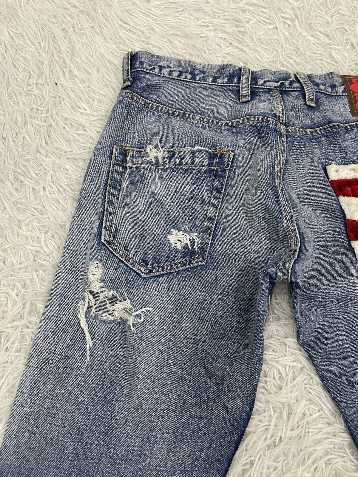 Japanese Brand Cozy Art Style Sweats & Bloods RNA Flare Jeans Pant Size US 30 / EU 46 - 10 Thumbnail
