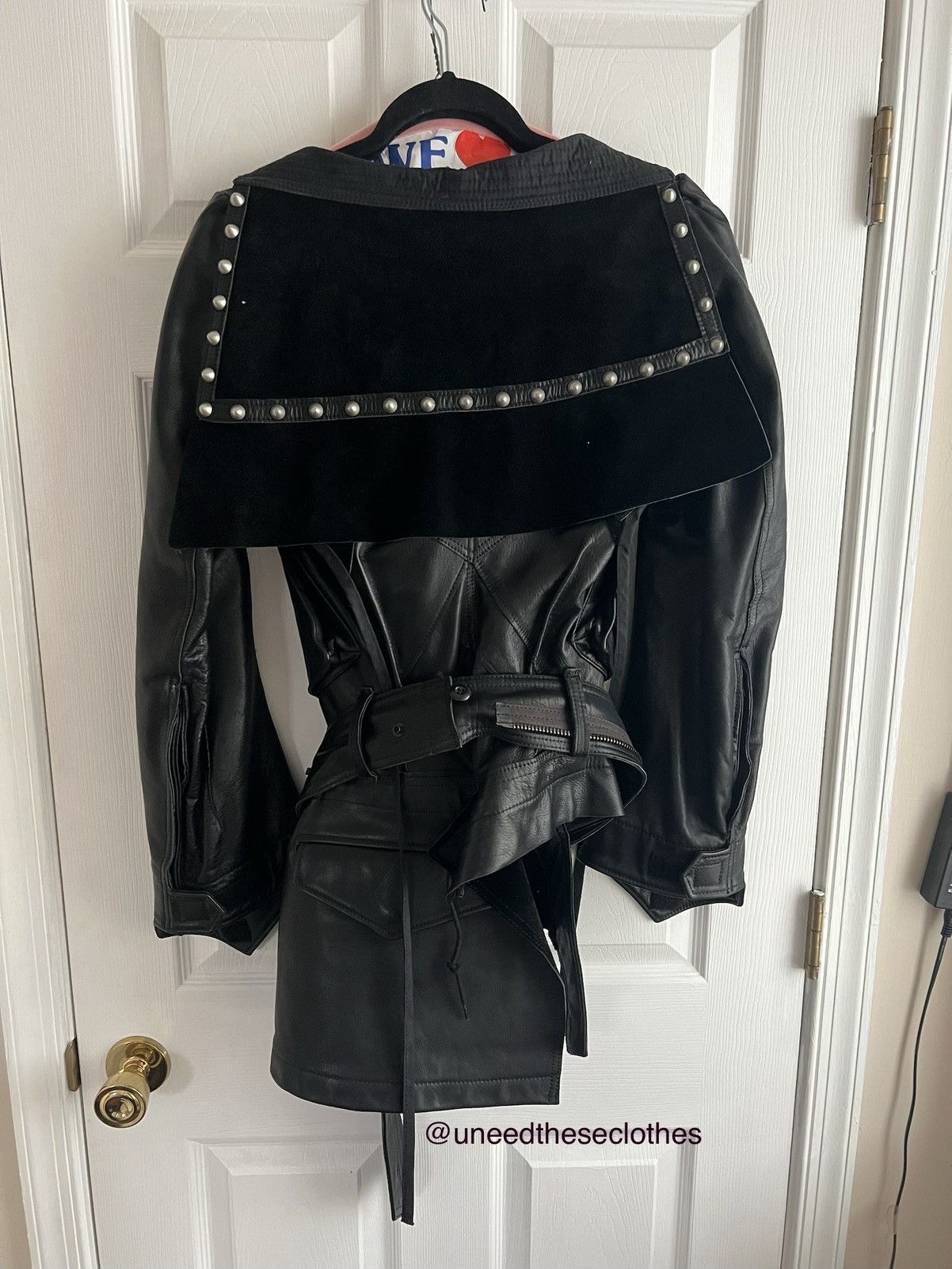 Junya Watanabe Junya Watanabe COMME des GRAÇONS Leather Jacket Size S / US 4 / IT 40 - 2 Thumbnail