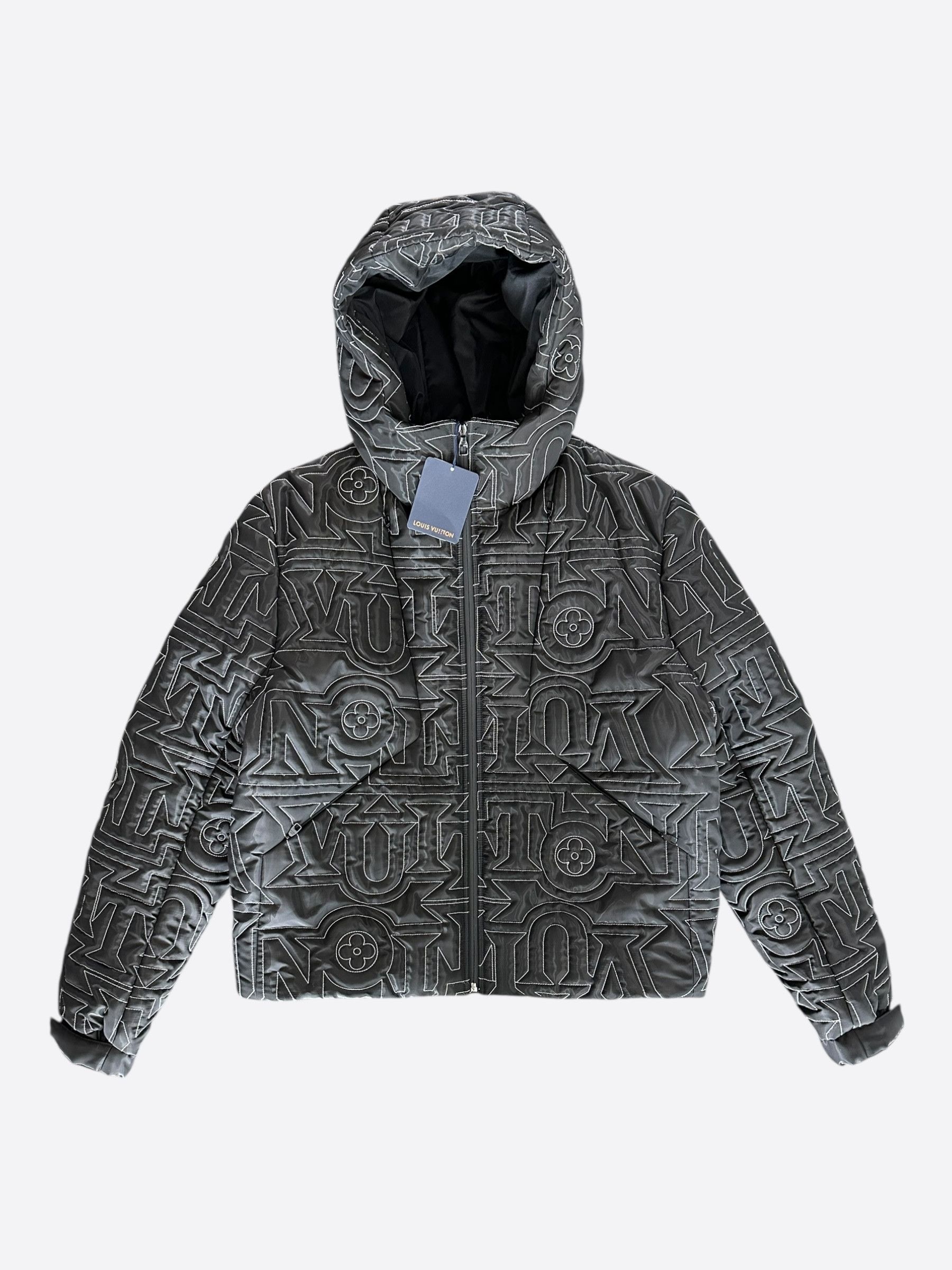 Louis Vuitton Louis Vuitton Black & White Snow Capsule Puffer Jacket Size US L / EU 52-54 / 3 - 1 Thumbnail