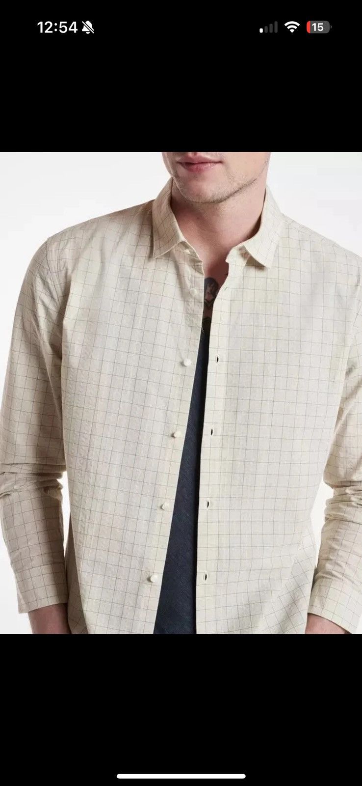 John Varvatos John Varvatos Button up macadamia Size US M / EU 48-50 / 2 - 4 Thumbnail