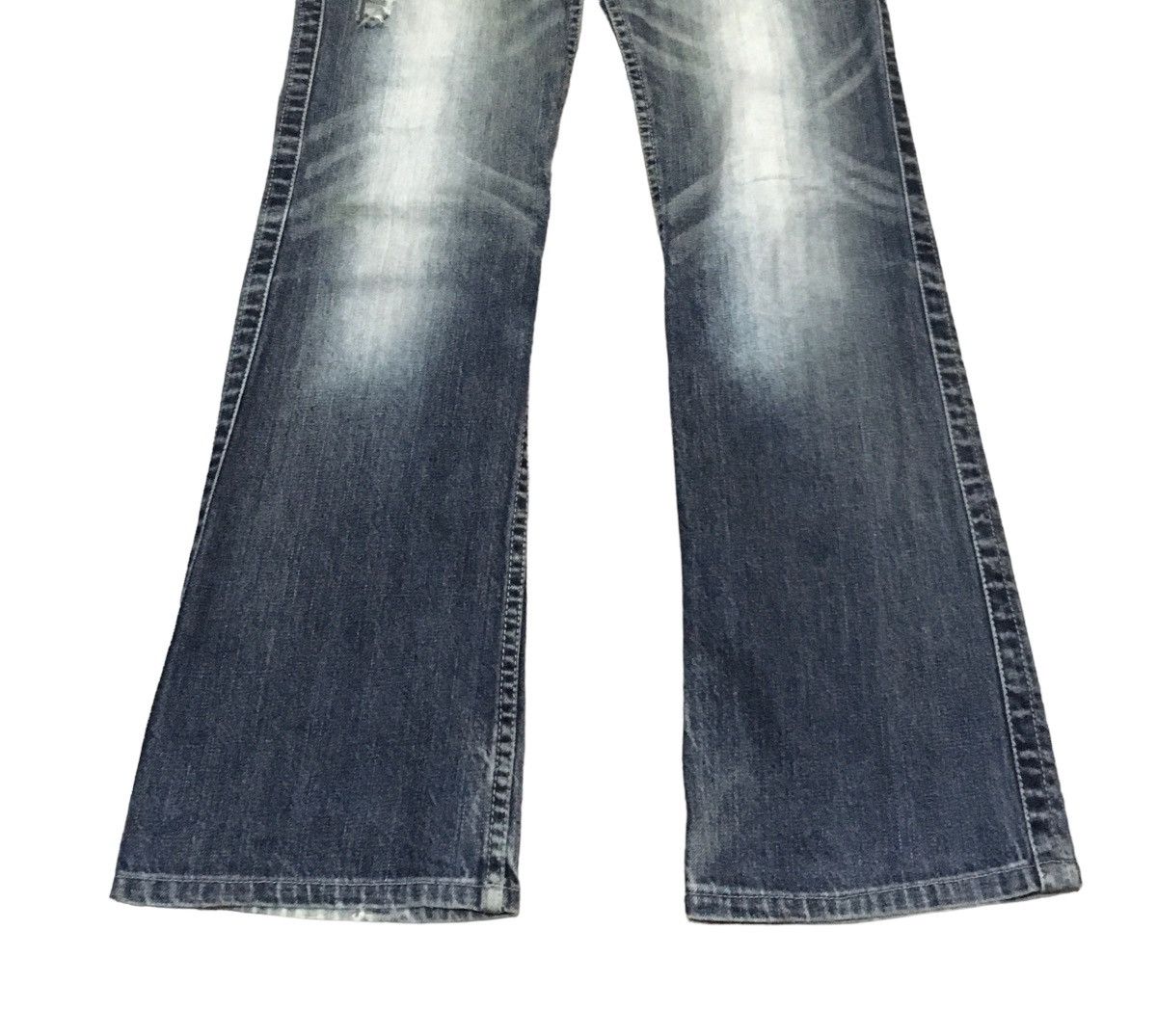 semanticdesign Very Rare Vintage Brand Semantic Design Flared Jeans 1990s Size US 31 - 5 Thumbnail