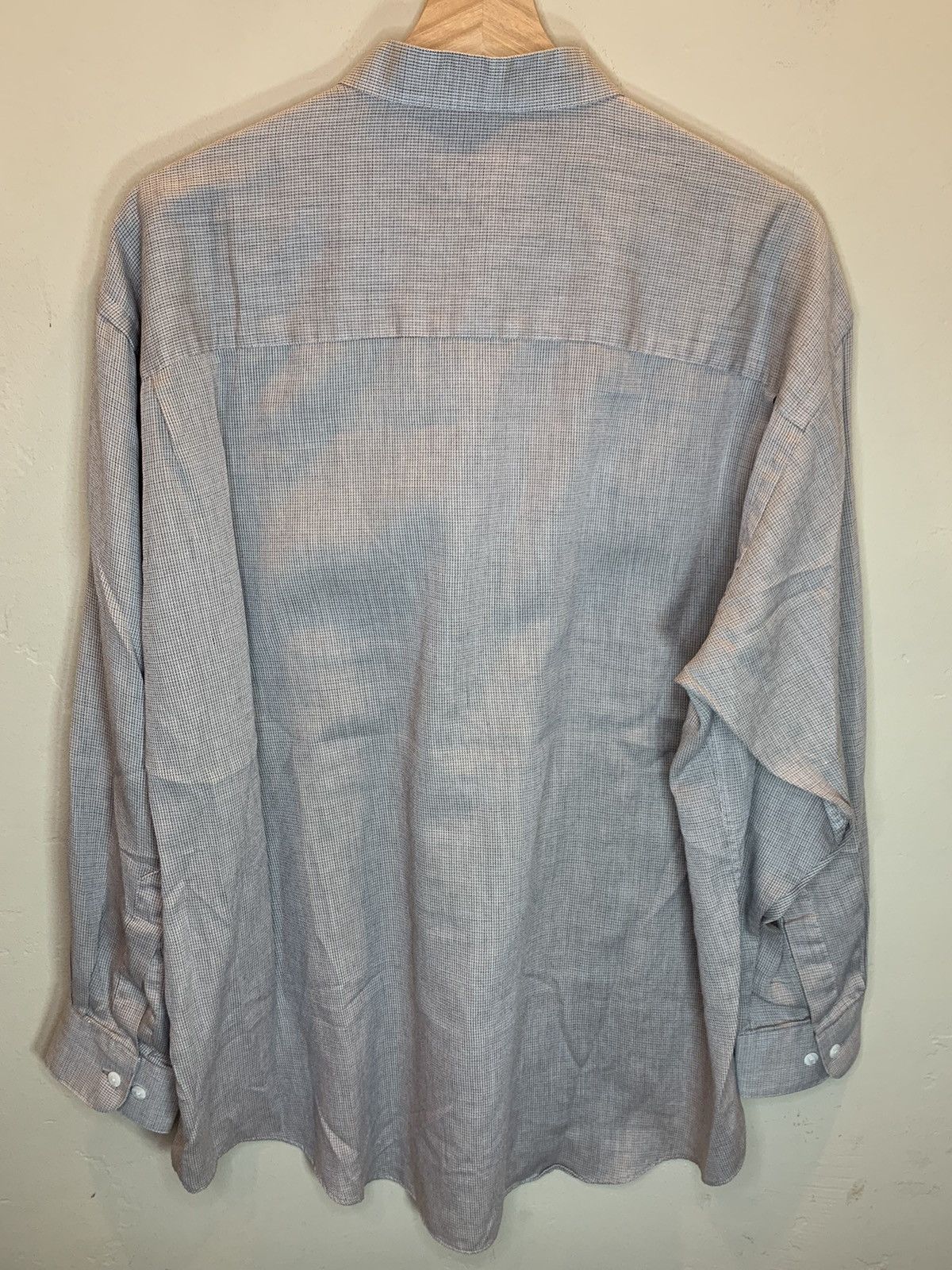 Yves Saint Laurent *RARE* Vintage Yves Saint Laurent Band Collar Button Shirt L Size US L / EU 52-54 / 3 - 2 Thumbnail