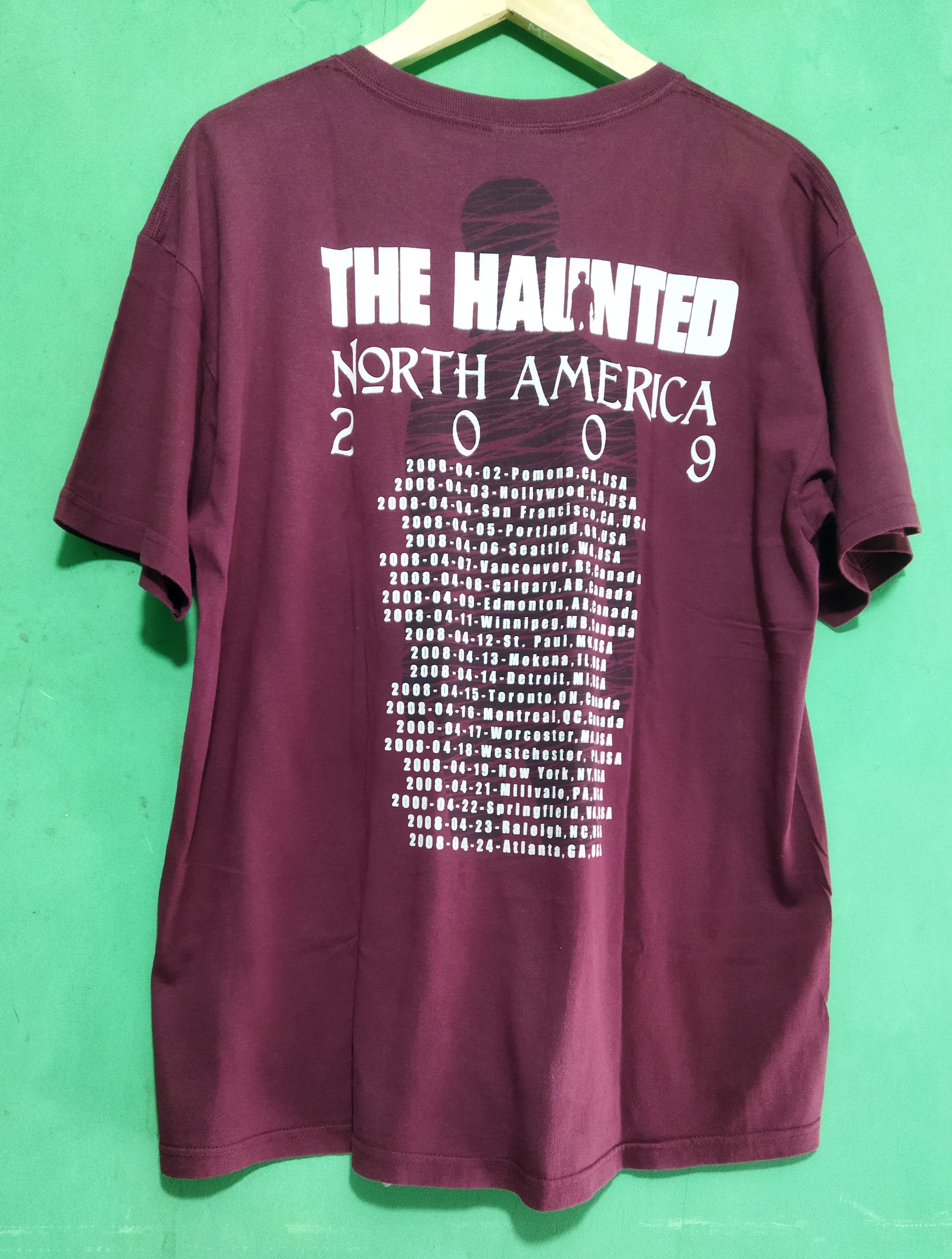 Band Tees The haunted North America 2009 Size US L / EU 52-54 / 3 - 2 Thumbnail