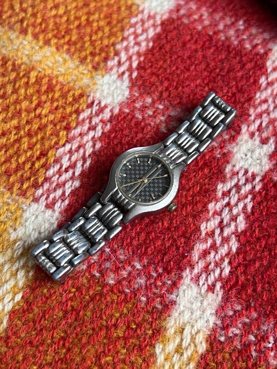 Japanese Brand × Vintage Vintage Japanese style futuristic Watch Black Link 1990s Size ONE SIZE - 1 Thumbnail