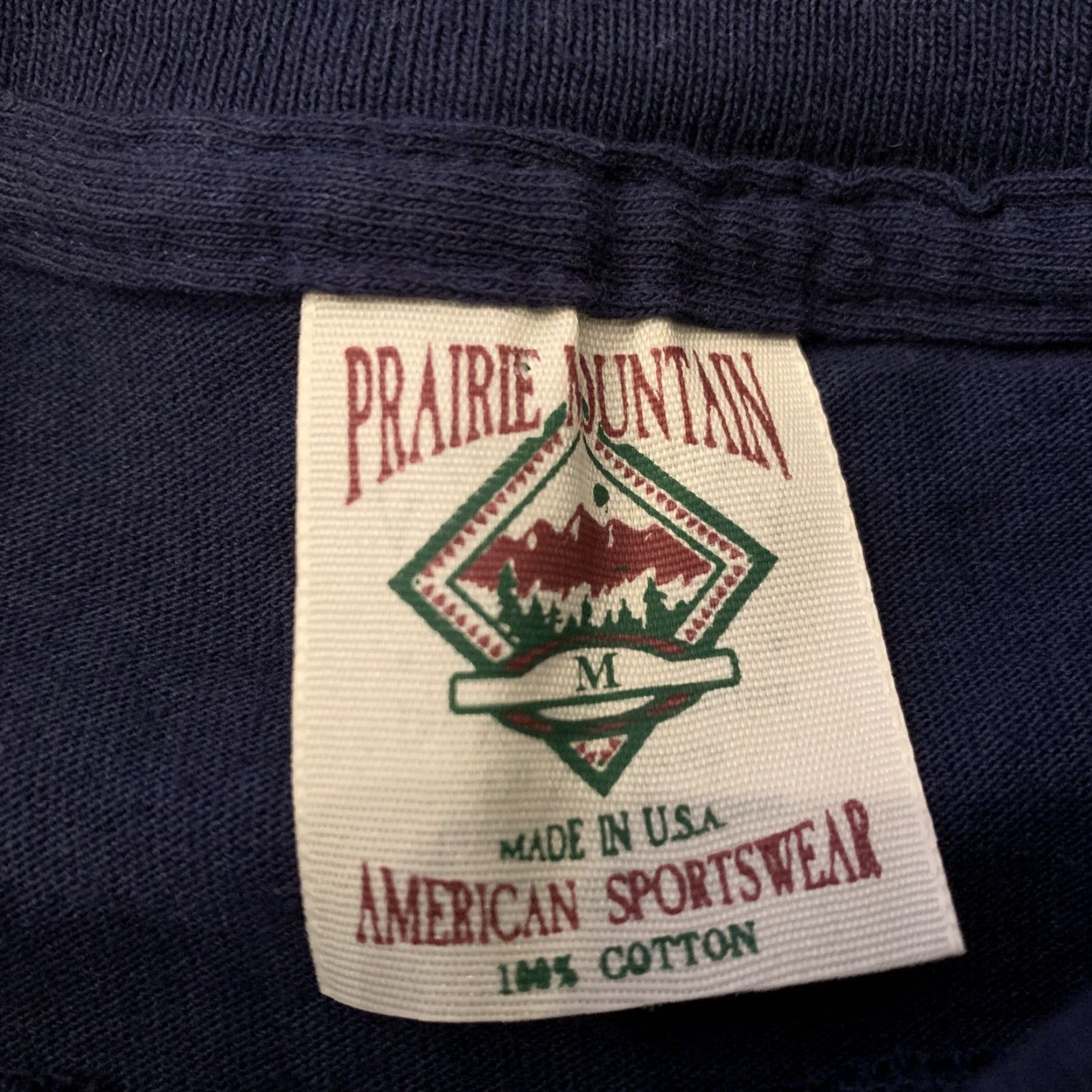 Vintage VINTAGE Prairie Mountain T-Shirt Alexandria Bay Thousand Islands Blue Size M Men Single Stitch Shirt Size US M / EU 48-50 / 2 - 3 Thumbnail